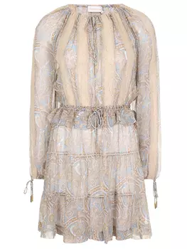 Платье с принтом