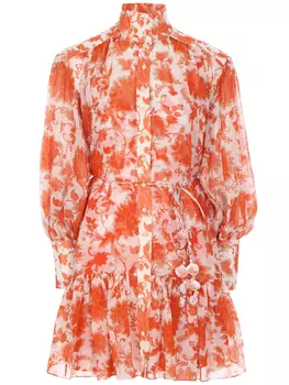 Платье с принтом