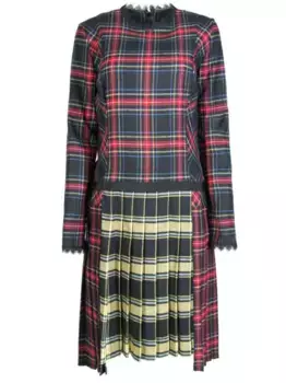 Платье с принтом ERMANNO SCERVINO