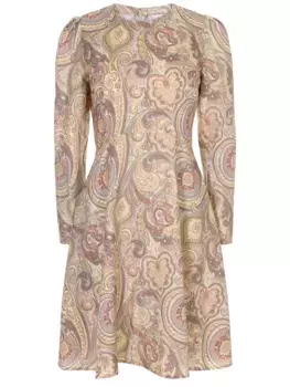 Платье с принтом