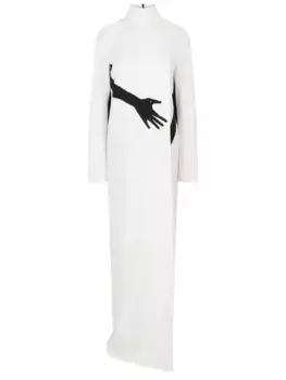 Платье с принтом