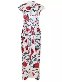 Платье с принтом