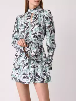 Платье с принтом