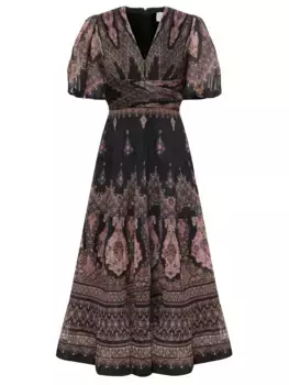 Платье с принтом