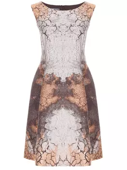 Платье с принтом ALBERTA FERRETTI