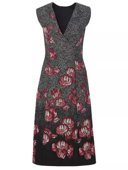 Платье с принтом ALBERTA FERRETTI