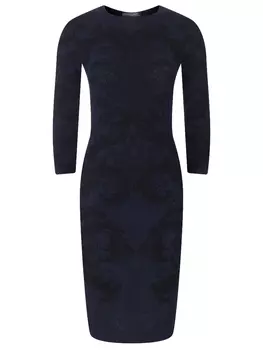Платье с принтом ALEXANDER MCQUEEN