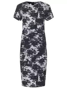 Платье с принтом ALEXANDER MCQUEEN