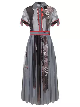 Платье с принтом AVTANDIL