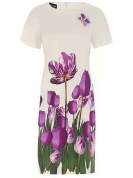 Платье с принтом DANIELA DREI