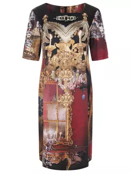 Платье с принтом DANIELA DREI