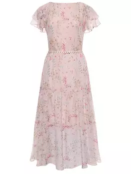 Платье с принтом EMILIA DELL'ORO