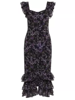 Платье с принтом EMILIA DELL'ORO