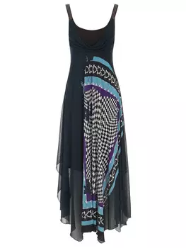 Платье с принтом FUZZI