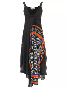 Платье с принтом FUZZI