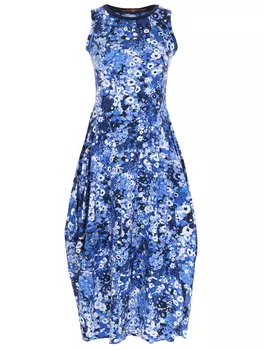 Платье с принтом HIGH