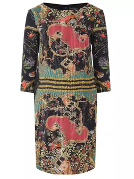 Платье с принтом JUST CAVALLI