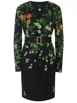 Платье с принтом JUST CAVALLI
