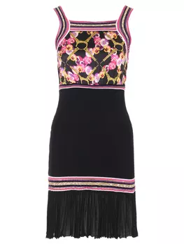 Платье с принтом JUST CAVALLI