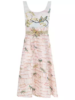 Платье с принтом PICCIONE.PICCIONE