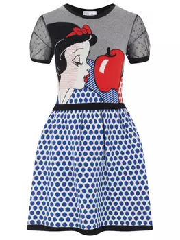 Платье с принтом RED VALENTINO