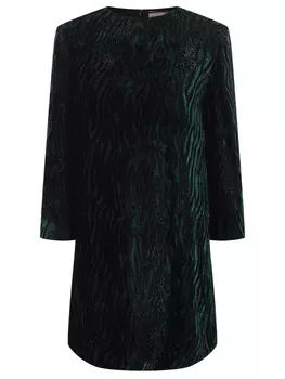 Платье с принтом SAINT LAURENT