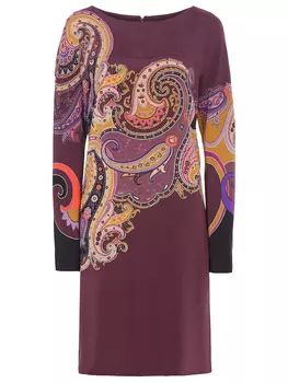 Платье с принтом шелковое ETRO