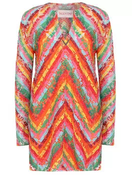 Платье с принтом VALENTINO