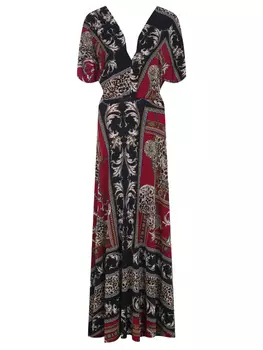 Платье с принтом VON VONNI