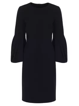 Платье с рукавами-воланами