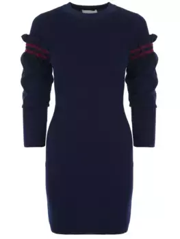 Платье с рюшами