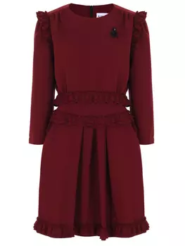 Платье с рюшами AINEA