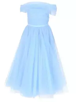 Платье с сеткой OLOLOL