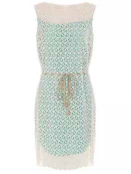 Платье с шитьем SAN ANDRES