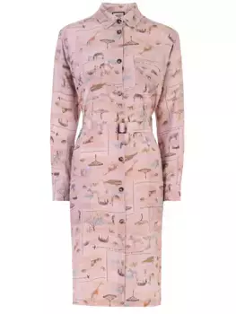 Платье шелковое