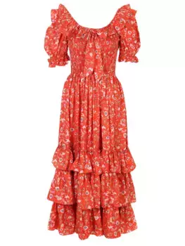 Платье шелковое