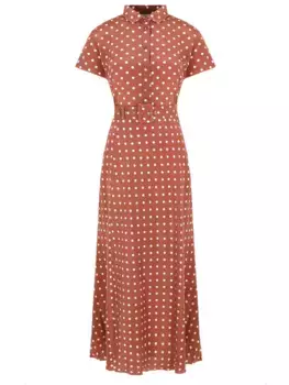 Платье шелковое