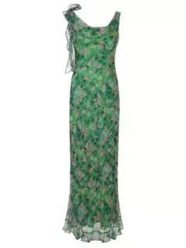 Платье шелковое