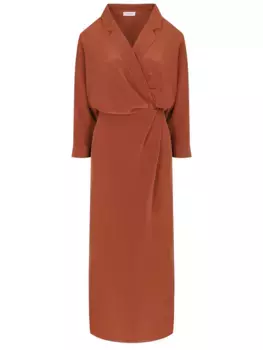 Платье шелковое