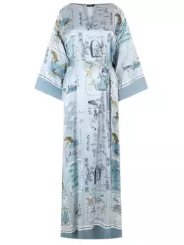 Платье шелковое