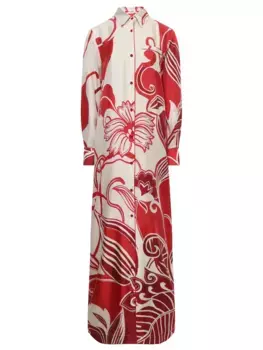 Платье шелковое