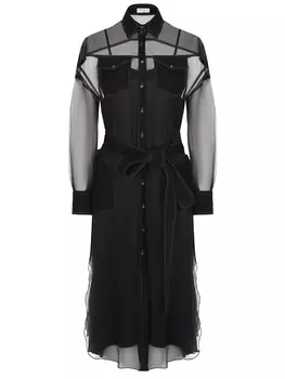 Платье шелковое BRUNELLO CUCINELLI