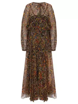 Платье шелковое GAULTIER