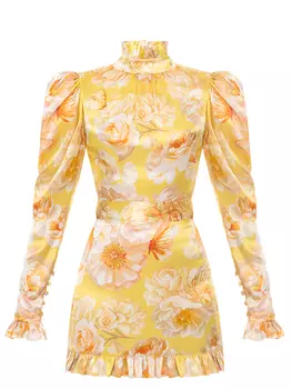 Платье шелковое Rose YVON