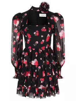 Платье шелковое ROSES AND LACE