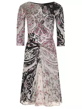 Платье шелковое с принтом ETRO