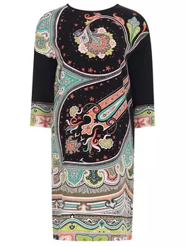 Платье шелковое с принтом ETRO