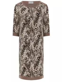 Платье шелковое с принтом GIORGIO GRATI