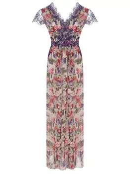 Платье шелковое с принтом PHILOSOPHY