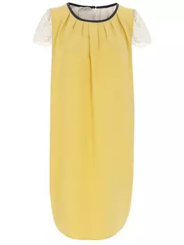 Платье шелковое с шитьем SAN ANDRES